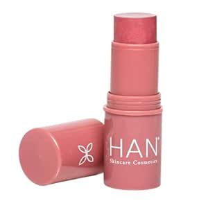 HAN Skincare Cosmetics Vegan, Cruelty-Free, Clean 3-in-1 Multistick for Cheeks, Lips, Eyes, Rose Berry | 0.25 oz