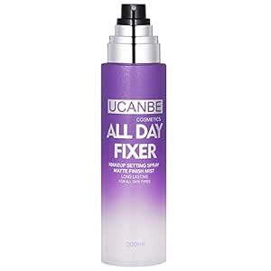 UCANBE Makeup Setting Spray - Matte Finishing Spray Long Lasting Face Mist, Oil Control Lightweight Hydrate Make Up Spray, 6.7 Fl Oz Large Size