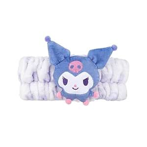 The Creme Shop 3D Teddy Headyband™ Ultra-Soft Plush Design Keeps Hair Away During Skincare & Makeup Routines Comfortable Fit Gentle on Skin Adorable Teddy Bear Aesthetic Washable (Kuromi)