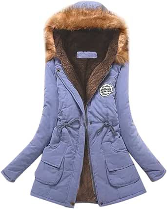 cllios Winter Outerwear for Women 2023 Warm Puffer Jacket with Hood Thicken Warm Winter Coat Long Outerwear Down Jackets