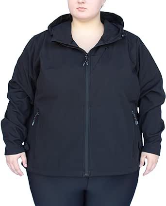 Snow Country Outerwear Women's Plus Size 1X-6X Micro Fleece Soft Shell Jacket Coat
