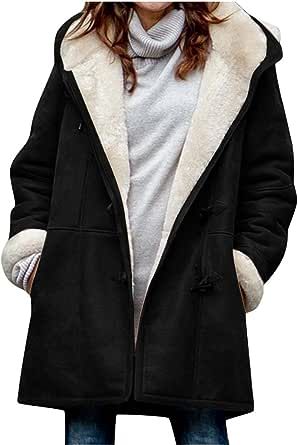 AI'MOURI Sherpa Fleece Outerwear Overcoat Women