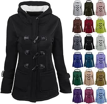 APIVOE Winter Coats for Women Warm Sherpa Lined Thick Parkas Jacket Windproof Outerwear with Fur Hood Plus Size Puffer Jacket