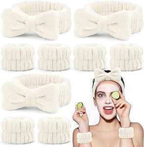 EIMMBD Wrist Towels for Washing Face, Microfiber Face Washing Wristbands Makeup Headband Spa Wash Towel Band Absorbent Wrist Sweatband for Women