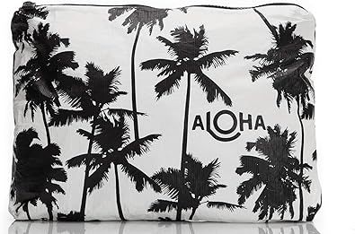 ALOHA Collection Mid Pouch | Lightweight, Packable, and Splash-Proof Makeup Pouch | Easy to Clean